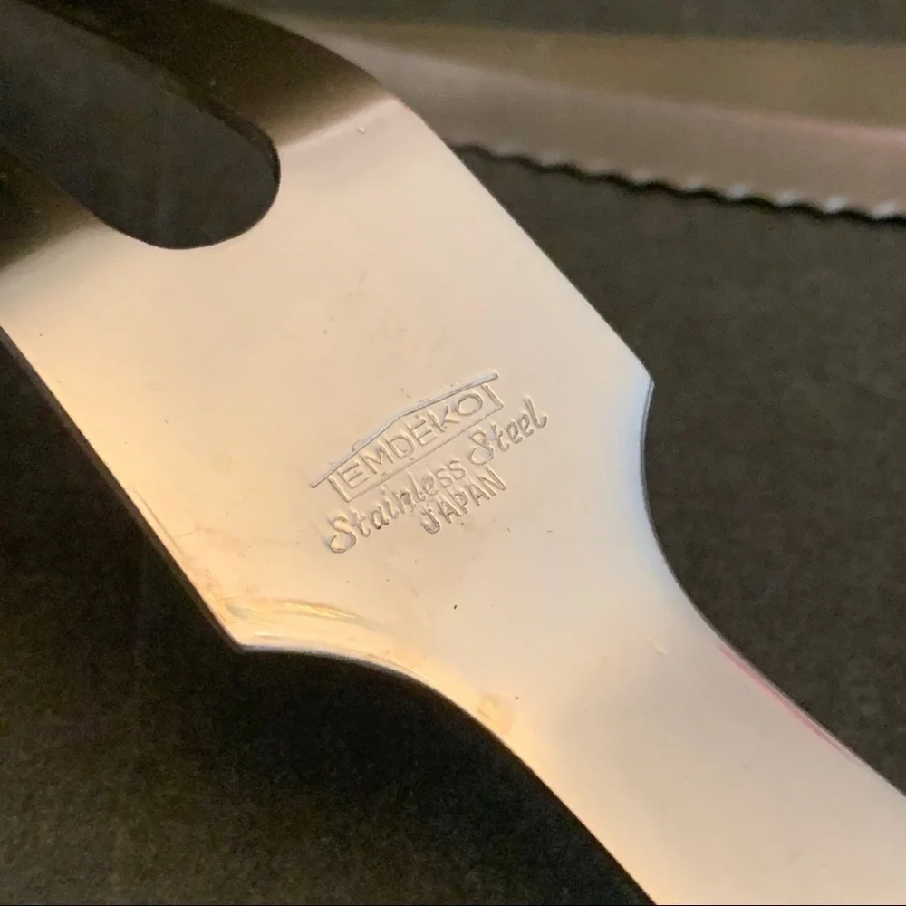 Emdeko Stainless Steel serated knife fork set